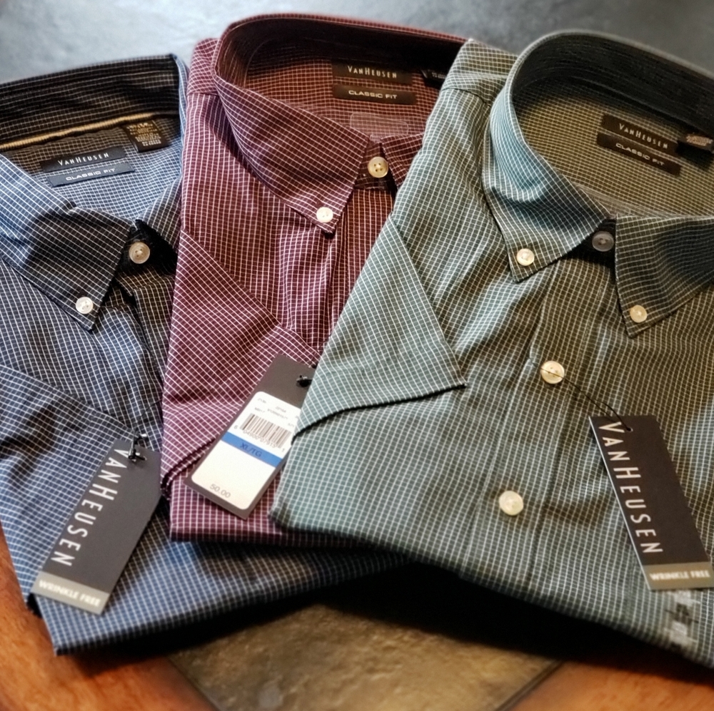 Van Heusen XL Short-Sleeve Shirts